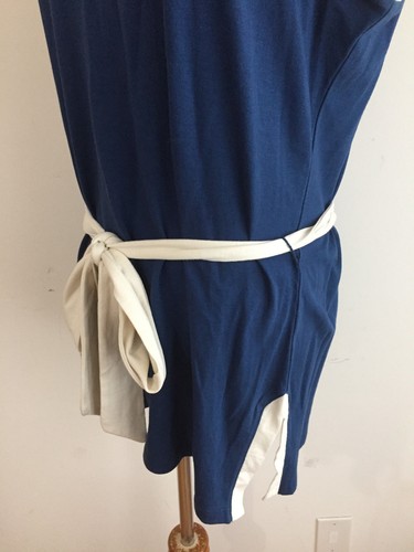 Talbots Super-Soft Cotton Belted Sleeveless Tunic Top Cover Up Size M NWT! - Picture 6 of 12