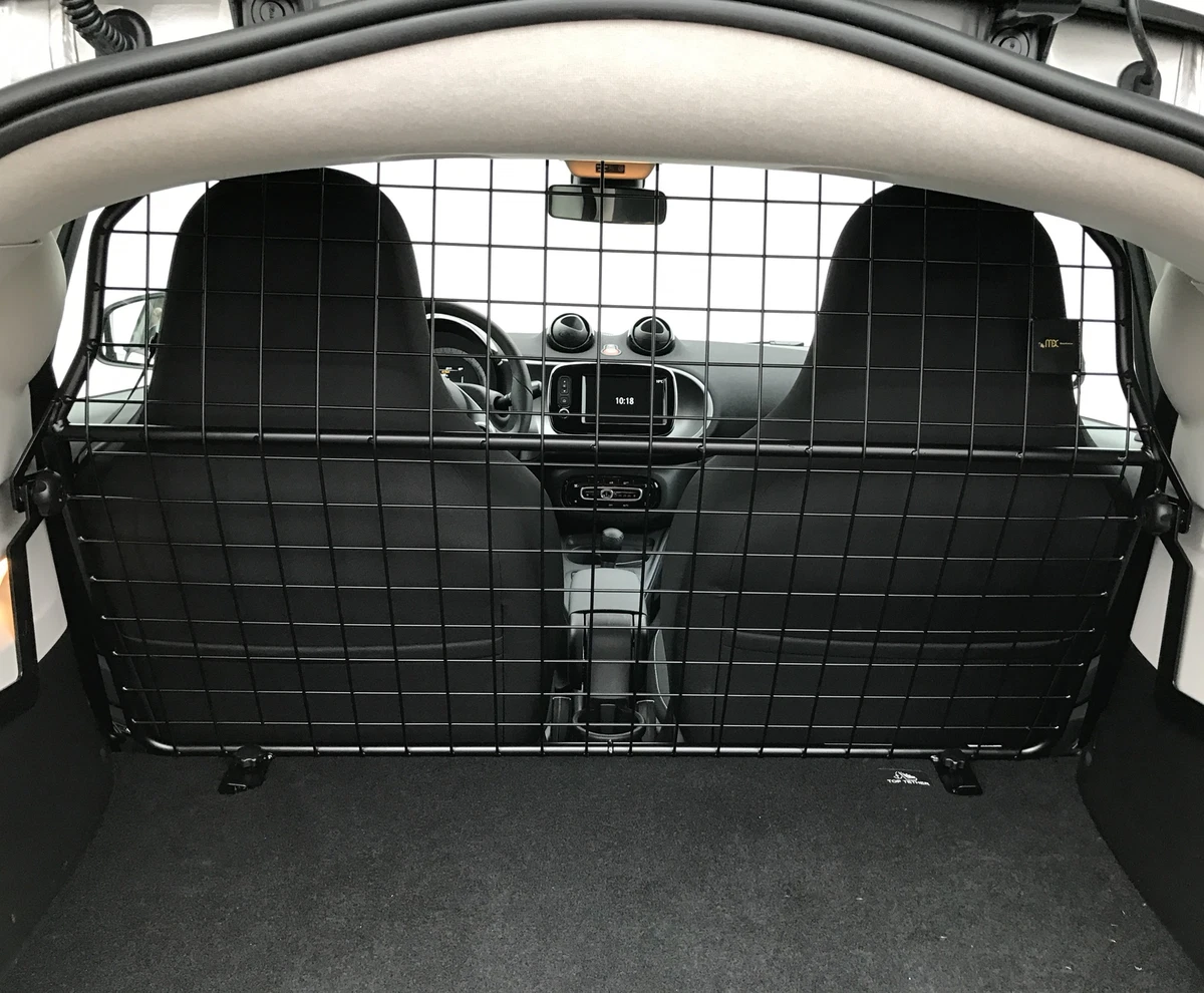 Hundegitter smart fortwo 453 Coupe Hundeschutzgitter Trenngitter Kofferraum