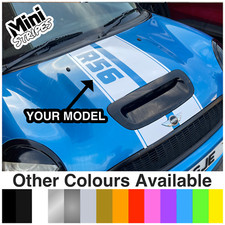 MINI COOPER STRISCE COFANO RACING VINILE GRAFICA DECALCOMANIE R56 R55 R57 R58 R59
