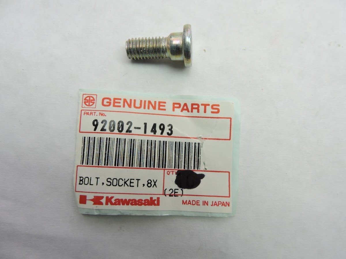 92002-1493 NOS Kawasaki Bolt, Socket 8x20 KX125-K1 EX250-F8 ZX600