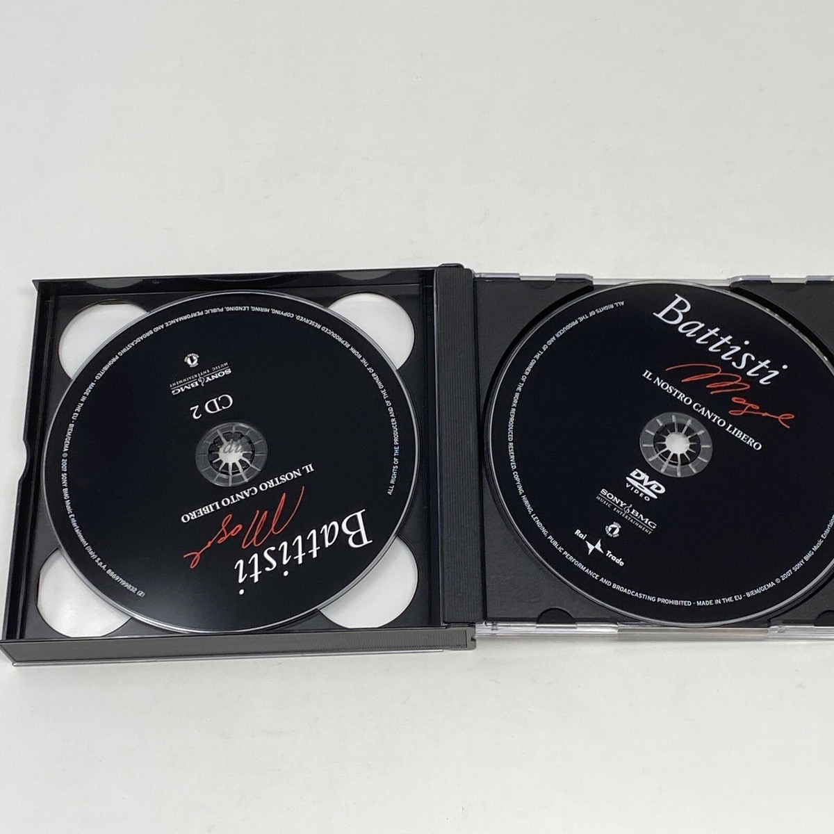 Battisti Mogol IL Nostri Canto Libero 2 CD-1 DVD Box Set Sony BGM