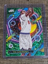 2024 Topps Cosmic Chrome #125 OG ANUNOBY - Green Shimmer / 75