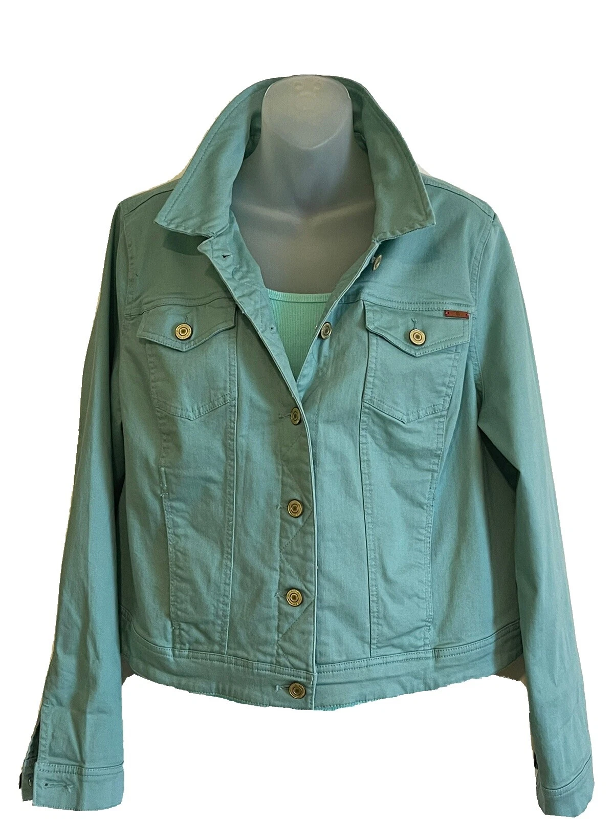 Chaqueta de moto sólido Isaac Mizrahi abrigos, chaquetas y chalecos para Mujeres