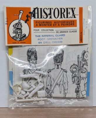 Historex Historical Mini Imperial Guard Foot Grenadier NCO Present Arms Figure