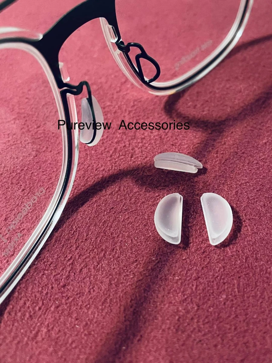 x2 Pairs Nose Pads for Prodesign Denmark Eyeglasses Silicone Push