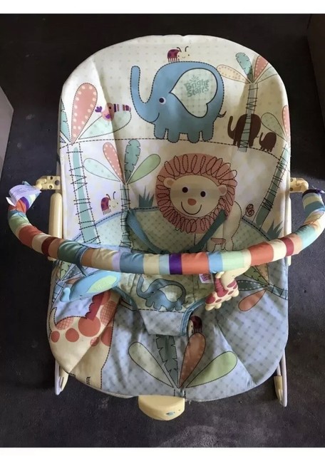 bright starts sunnyside safari bouncer