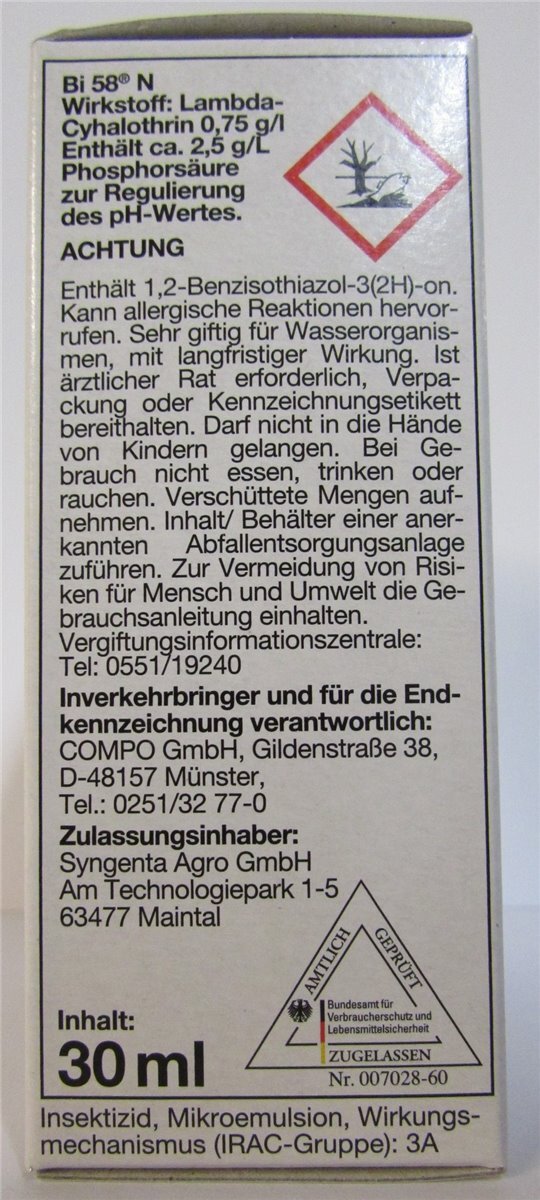 Compo Bi 58 N Blattläuse Thripse Zikaden 30 ml eBay