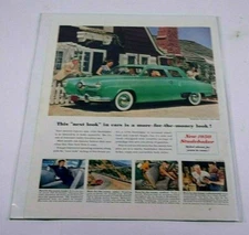 1950s Studebaker Ad Ephemera Cars Vintage Collectible Advertisement 