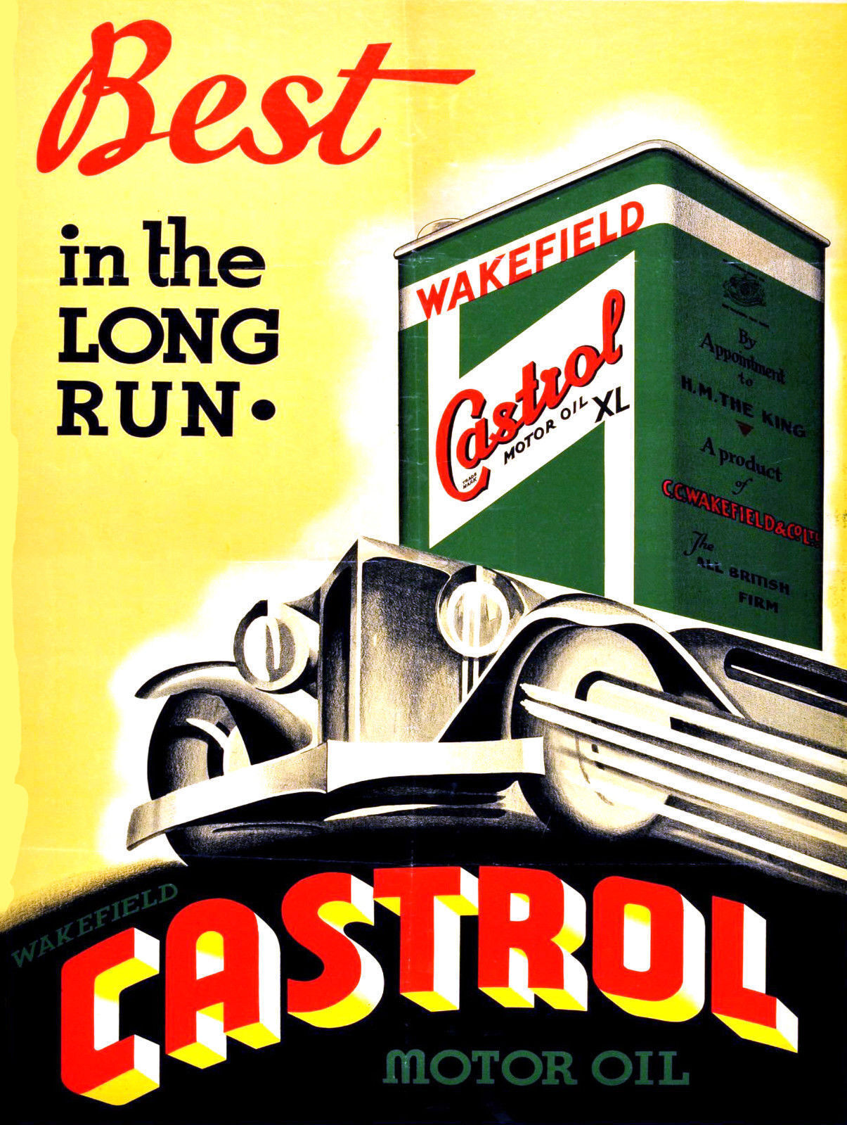 CASTROL MOTOR OIL, Plaque Retro Art printed metal sign vintage sign tin ...