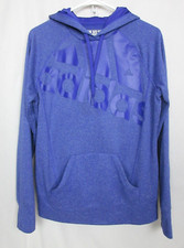 ADIDAS THE GO TO HOODIE Women's Size Large Climawarm Purple Hooded Sweatshirt