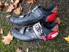 Scarpe da ciclismo Sidi Dragon completamente in pelle numero 45 28 cm Shimano SPD scarpe MTB bici da corsa
