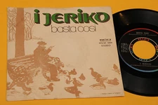 "I JERICO 7"" BASTA COSI 1°ST ORIG ITALY PROG 1976 NM !!!!!!!!!!!!!"