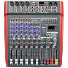 Berlingtone BR-78MX, Professional 8 - Channel Bluetooth Studio Audio Mixer, USB