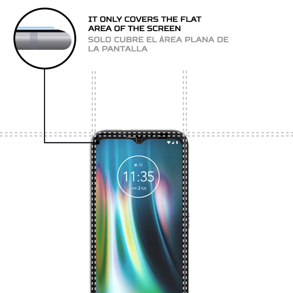 ANTISHOCK Screen protector for Motorola Defy 2021 - Image 4 of 4