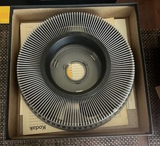TWO Kodak Carousel Transvue 140 Slide Projector Trays Original Box/Manual
