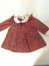 Vintage Nannette Girls 2T Baby Dress 15 Inches Long
