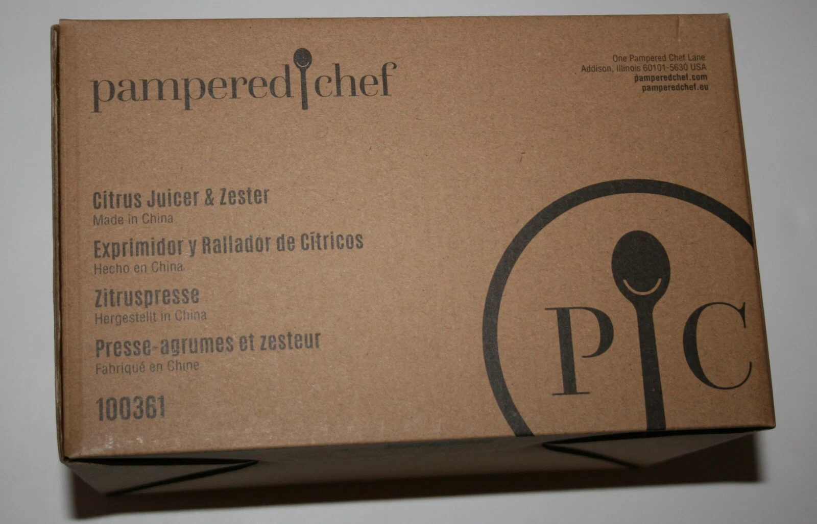 New Pampered Chef 100361 Citrus Juicer & Zester Dishwasher-safe 18-oz 2¼ cups
Opens in a new window