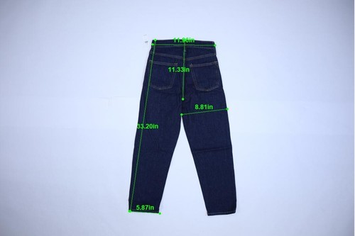 Gap Teen Relaxed Tapered Dark Wash Denim Blue Jeans 5 Pocket Youth Boys 10 - Picture 8 of 16