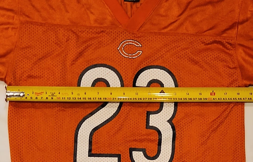 Camiseta Youth Reebok Devin Hester Chicago Bears laranja tamanho G (14-16) - Imagem 3 de 4