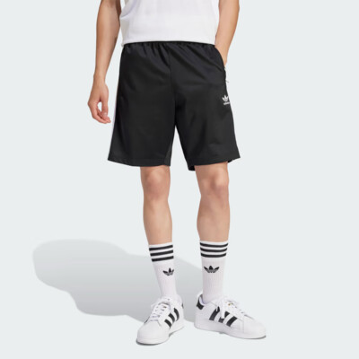 Adidas Original Mens ADICOLOR FIREBIRD SHORTS IU2368 BLACK S-3XL