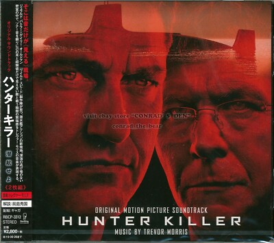 Trevor Morris ''HUNTER KILLER'' soundtrack Japan factory-pressed 2CD SEALED