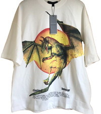 Image of CRIMINAL DAMAGE 'LIYING DRAGON' T-SHIRT - EXCLUSIVE DESIGN - RARE - SIZE L