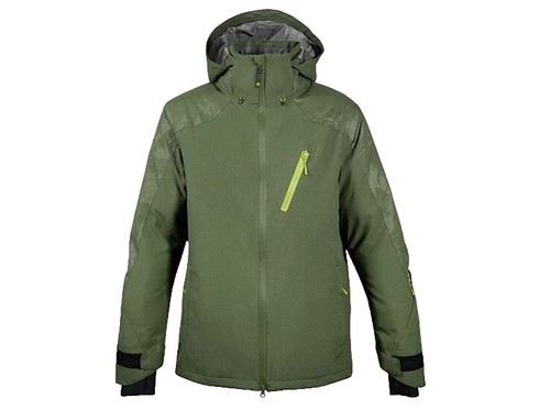 Men's Hooded Heavyweight Winter Jacket Green Size XXL New ZXBLK