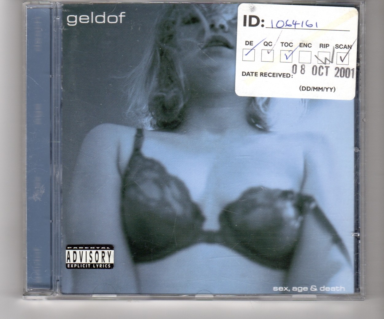 (HQ289) Geldof, Sex, Age & Death - 2001 CD