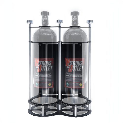 Nitrous Outlet Race-Light Dual 15lb Bottle Bracket with Roll Bar Mount - 1-1/4" - Foto 2 di 2