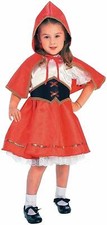 Forum Novelties - Kids Deluxe Lil' Red Riding Hood Costume, Toddler, One Color.