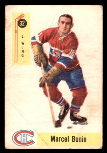 Marcel Bonin #32 1958 Parkhurst card