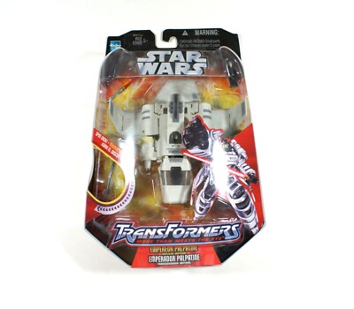 Star Wars Transformers Emperor Palpatine Factory Sealed Brand