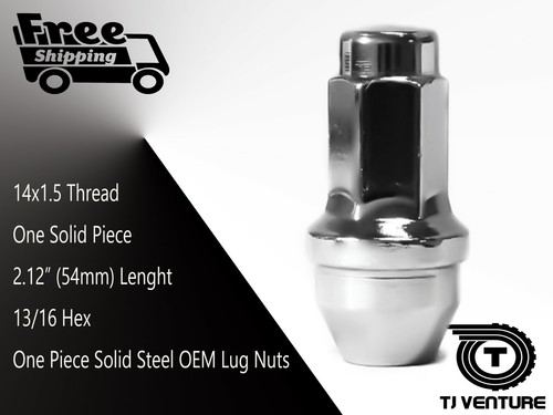 24PC 14X1.5 CHROME OEM/FACTORY STYLE REPLACEMENT LUG NUTS FORD EXPEDITION F150 - Picture 3 of 4