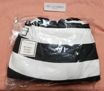 The Laundress New York - Ironing Board Cover - Black & White w/Storage Bag - NEW