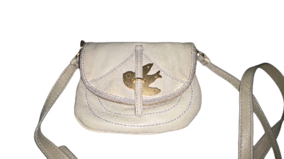 Bolso Bandolera Marc Jacobs CUERO Pétalo Al Metal Pájaro Cartera Cuero Pequeño Foto 3 de 4