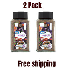 Pack 2 Great Value 100 Arabica Colombian Instant Coffee,Medium-Dark Roast,7oz