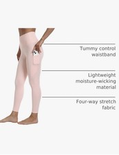 YUNOGA Women's High Waist Buttery Soft Athletic Yoga Pants ,XS,New Without Tag