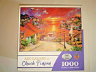 Lot Of 2 Master Pieces Chuck Pinson 1000 Pc Linen Puzzles — photo 3