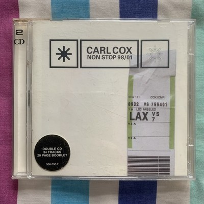 Carl Cox - NON STOP 98/01 (2CD, 1998) Rare Techno & House Mix - Good  Condition