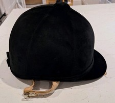 Charles Owen Showjumper 2000 Black Velvet Vintage Reithelm - Größe 62