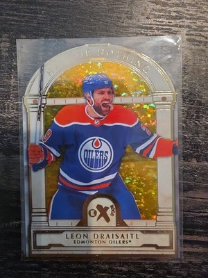 2023-24 Upper Deck Skybox Leon Draisaitl Hall Or Nothing Gold Speckle /25