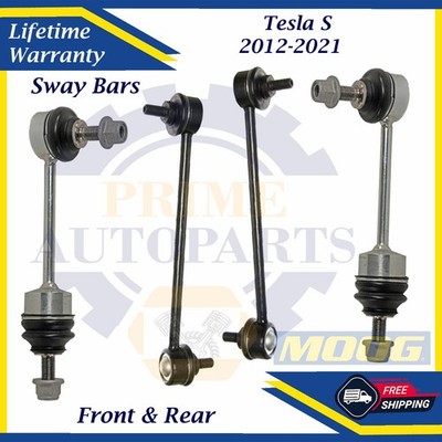 MOOG OEM Front & Rear Sway Bar Links For 2012-2021 Tesla S Lifetime Warranty