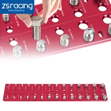 Nut and Bolt Thread Checker 28 Thread Identifier Gauge Inch and Metric Screw