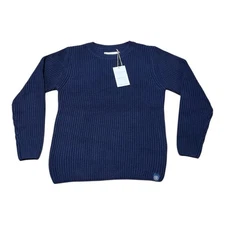 Long Wharf Kennebunkport SeaWell Sweater Navy Blue Women’s Size XS Coastal Style