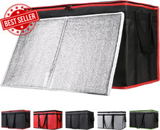 Insulated Food Delivery Bag for Hot and Cold Meal, Grocery Tote Insulation Bag f