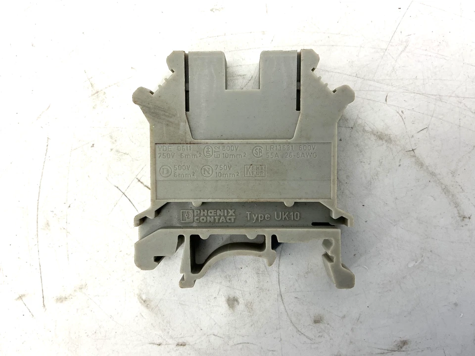 Lot of 5 New Phoenix Contact UK-10 Terminal Block 26-8AWG 55A 600V UK10 - Image 4 of 4