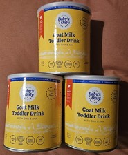 3 PK: Baby s Only Goat Milk Toddler With DHA ARA 12.7oz Dates: 05/01/2026