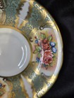 Vintage Paragon Cup Saucer Sage Green W Gold Filigree Roses England Bone China — photo 5