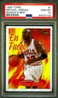 1996 Michael Jordan Topps En Fuego PSA 10 RARE Seasons Best Gem Mint Pristine #1