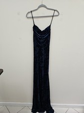 Windsor Womens Party Cocktail Formal  Navy Large Floral Maxi Dress New With Tags